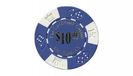 1000 landmark lucky crown aluminum poker chip set