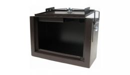 Slimline drop box with shield