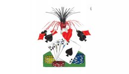 Playing card centerpiece