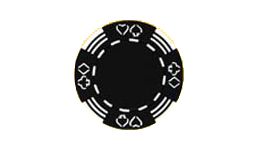 Royal suited poker chips