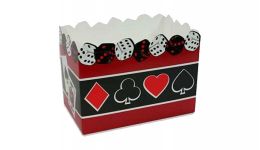 Small casino poker themed gift box