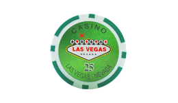 Vegas laser etched poker chips