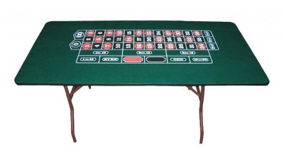 Basic folding roulette table made in the usa