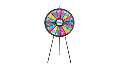 Big custom floor stand prize wheel