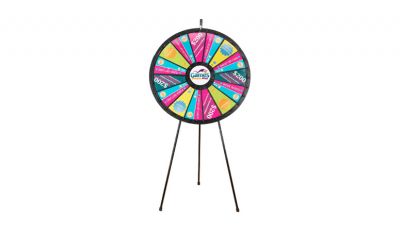 Big custom floor stand prize wheel