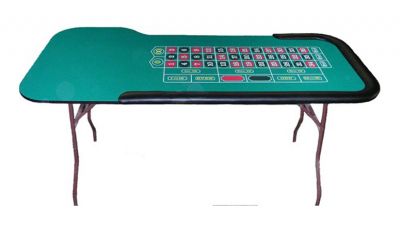 Deluxe folding roulette table made in the usa