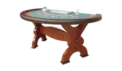 Spade style blackjack table
