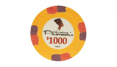 1 000 pharoah club casino poker chip