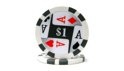 1 4 aces poker chip