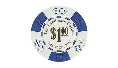 1 landmark casino poker chip 1 landmark casino poker chip