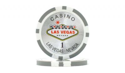 1 las vegas laser etched poker chip