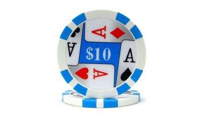 10 4 aces poker chip