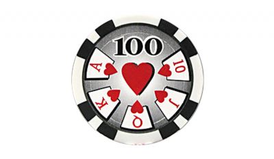 100 high roller poker chip