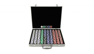 1000 11 5g holdem aluminum poker chip set