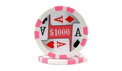 1000 4 aces poker chip