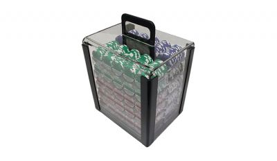 1000 poker chip carrier with trays