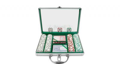 200 high roller aluminum poker chip set