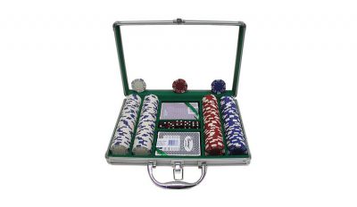 200 royal suited aluminum poker chip set
