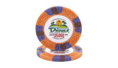 25 000 dunes poker chip