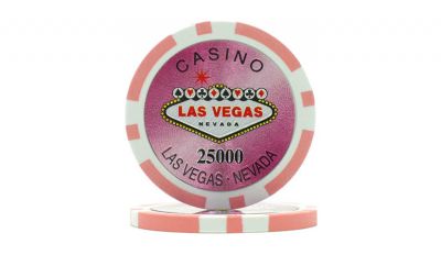 25 000 las vegas laser etched poker chip