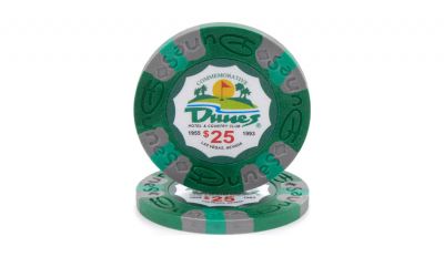 25 dunes poker chip