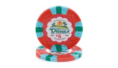 5 dunes poker chip