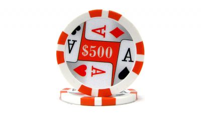 500 4 aces poker chip