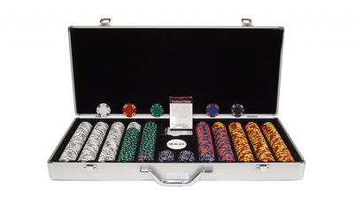 650 ace king 14g aluminum poker chip set