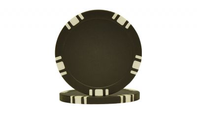 Black 5 spot poker chip