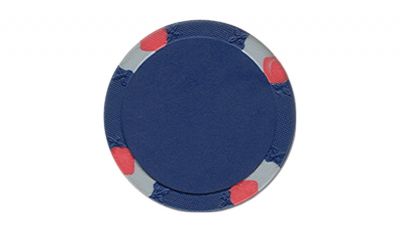 Blue lucky bee large poker chip Blue lucky bee large poker chip