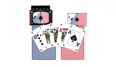 Copag blue and red peek index playing cards