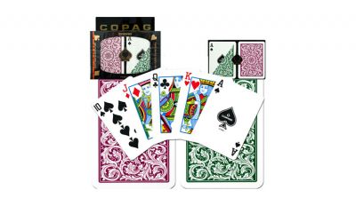 Copag green and burg regular index playing cards Copag green and burg regular index playing cards