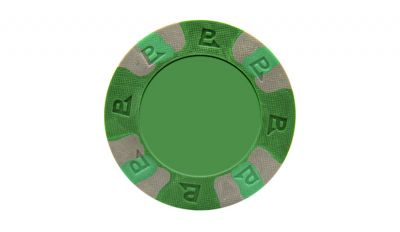Green custom pro classic poker chip Green custom pro classic poker chip