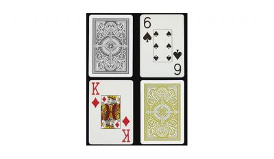 Kem black and gold jumbo index playing cards