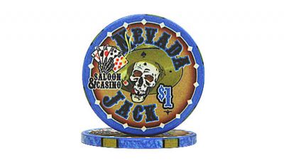 Nevada jacks 1 poker chip