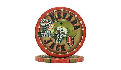 Nevada jacks 5 poker chip