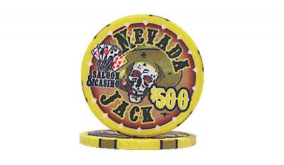 Nevada jacks 500 poker chip