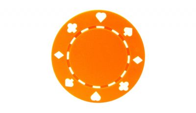 Orange 11 5g suite poker chip Orange 11 5g suite poker chip