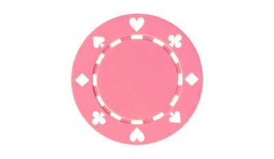 Pink 11 5g suite poker chip Pink 11 5g suite poker chip