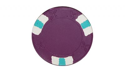 Purple lucky bee edge spot poker chip Purple lucky bee edge spot poker chip