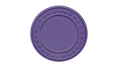 Purple super diamond poker chip