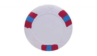 White lucky bee edge spot poker chip White lucky bee edge spot poker chip