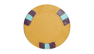 Yellow lucky bee edge spot poker chip Yellow lucky bee edge spot poker chip