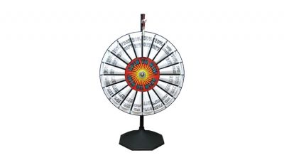 18 inch insert prize wheel with stand