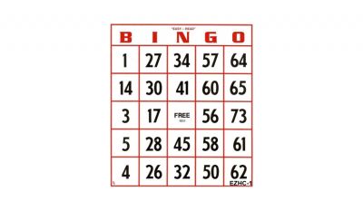 50 pack reusable bingo cards