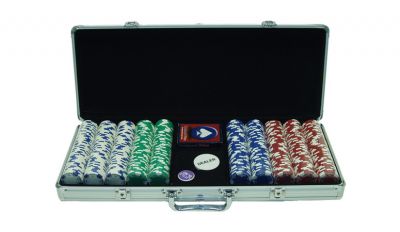 500 11 5g holdem aluminum poker chip set