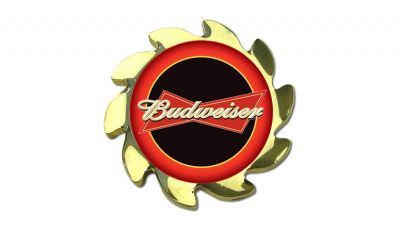 Budweiser gold spinner cover