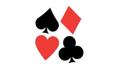 Card suit cutouts Card suit cutouts