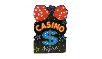 Casino night party invitations