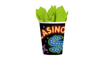 Casino party hot cold cups
